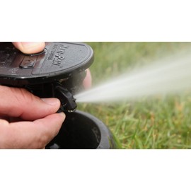Rain Bird Maxi-PAW Swing Lever Recessed Sprinkler, incl. Nozzles, Lawn Sprinkler Connection 3/4 Inch Internal Thread, Pop-Up Greywater