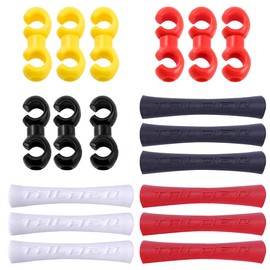 Bicycle Cable Frame Housing Protection Guides, 9 Pairs Bicycle Brake Lever Housing, Plastic Bicycle Inner Tube Cover, Brake Cable Lines Cover, for Bicycle Brake Cable, Multicoloured