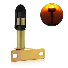 Biqing 1PCS Beacon Lights Mounting Bracket，Tractor Beacon Light Mounting Bracket for Flashing Rotating Warning Lights on Forklifts, Tractors, Trucks Light Side Mounting 90°