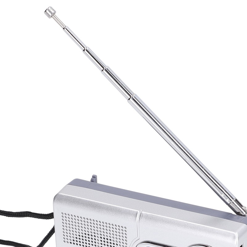 Mini AM FM Radio Manual Operation Easy Adjustment Memory Function