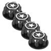 4pcs Aluminum Alloy Wheel Hub Cap Cover Accessory Fit for