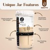ABIOTO Sourdough Jar Kit, Includes 24 oz Sourdough Starter Jar