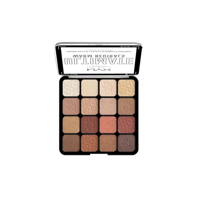 Nyx Professional Makeup, Paleta De Sombras, Ultimate Shadow Palette, Tono