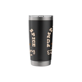 Pumpkin Spice and Everything Nice Coffee Lovers Fall Vibes Stainless Steel Insulated Tumbler