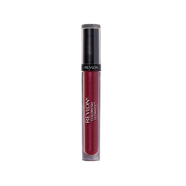 Revlon ColorStay Ultimate Liquid Lipstick, Satin-Finish Longwear Full Coverage Lip Color, Brilliant Bordeaux (040), 0.07 oz