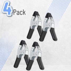 Mr. Pen- Spring Clamps, 4 Pack, 6 Inches, Clamps Heavy Duty Clamps, Clamps, Spring Clips Clamps, Metal Clamps, Heavy Duty Clasp, Spring Metal Clamps, Heavy Duty Clips Clamp, Hand Clamps