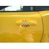 Cupeez NASCAR CHECKERED FLAG CAR DOOR HANDLE PAINT SCRATCH COVER