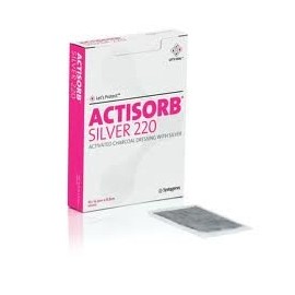 Actisorb Silver 9.5cm x 6.5cm (x10)