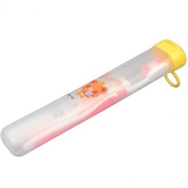 Transparent Travel Toothbrush & Toothpaste Case / Cutlery Holder Toothbrush 4ea