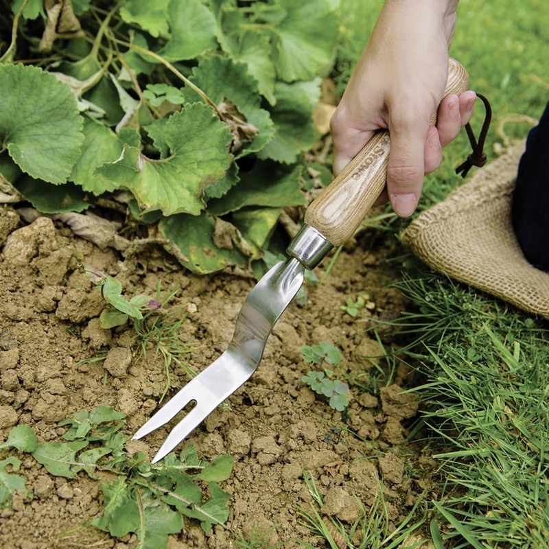 Kent & Stowe Hand Root Cutter - Stainless Steel Weed
