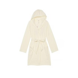 Victoria's Secret Pink Polar Fleece Robe Color Beige Size XL/XXL New