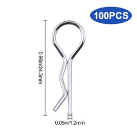 100PCS Universal RC Body Clips Pins for All 1/8 1/10 1/12 Scale Redcat HPI Himoto HSP Exceed RC Car Crawler Truck Buggy Shell Replacement Parts