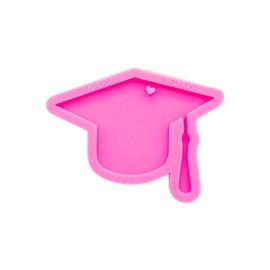 Super Shiny Graduation Season Mold Resin Keychain Molds Bachelor Cap Silicone Mold Doctorial hat Resin Molds Pendant Resin Silicone Mold DIY Graduation Gift