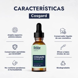 Conservador Natural Hebbe Geogard 221 Libre Parabenos Aceite 30ml