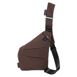 Ovecat Cross Body Bag Shoulder Bag Chest Bag Anti-Theft for Men and Women, brown