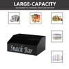 Xbopetda Snack Organizer for Countertop, Acrylic Snack Organizer with 4