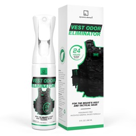 Dynamic Element Vest Odor Eliminator Spray – Unscented Odor Remover for Smelly Ballistic Vests and Tactical Gear – Natural Mineral-based Formula - 9 Fl Oz