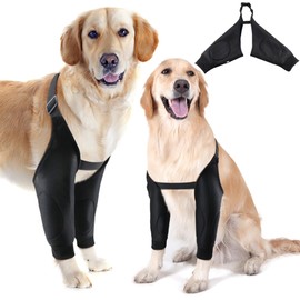 Dog Elbow Protector Breathable Mesh Elbow Pads for Calluses, Dog Recovery Suit Elbow Sleeves, Dog Elbow Protector Elbow Pads, Adjustable Dog Knee Brace Elbow Joint Support Wrap Stop Licking Wounds, M