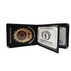 Disaster Protection Badge Wallet Black Classic, black, Classic
