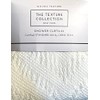 The Texture Collection Fabric Shower Curtain Solid White, with a