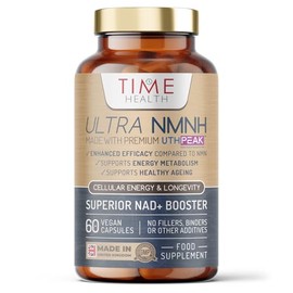 Ultra NMNH - 60 x 125mg Capsules - Made with UthPeak™ - Cellular Energy & Longevity - UK Made - GMP - Additive Free - Vegan