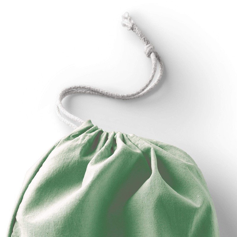 Bonamaison Printed Cotton Produce Bag with Drawstring, Reusable Grocery Bag,