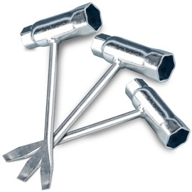 GZYYANG Pack of 3 Spark Plug Wrench 13 mm x 19 mm, Chainsaw Wrench, T Wrench, Chainsaw Wrench, Chainsaw Accessories for Chainsaw Mower, Brush Cutter, Lawnmower