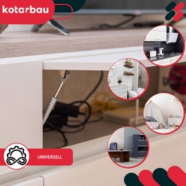 KOTARBAU® Set of 2 Door Fittings Gas Lift 60 N Furniture Shock Absorber Kitchen Cabinet Gas Spring Damper Cabinet Door Soft Close Door Damper Door Damping Silver Gas Spring