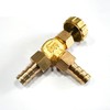 Elbow Brass Needle Valve for Gas/Air/Lpg Brass Hose Regulating Gate