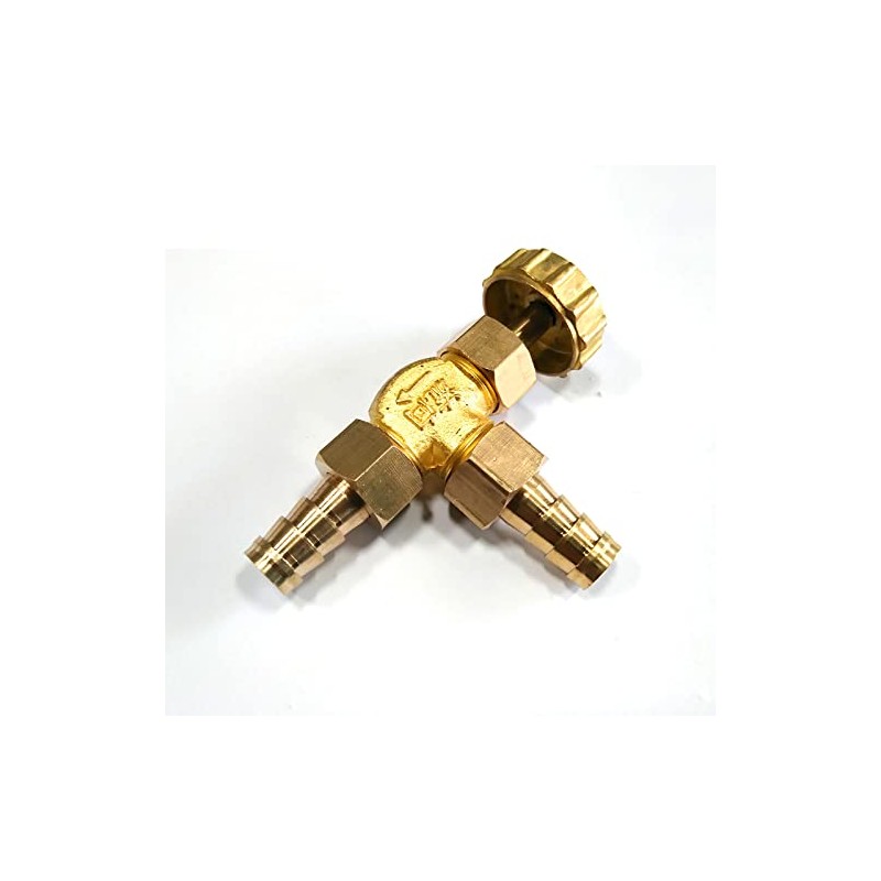 Elbow Brass Needle Valve for Gas/Air/Lpg Brass Hose Regulating Gate