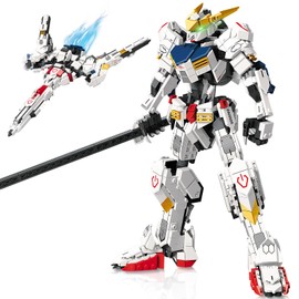 HIGH GODO Mech Robot Clamping Building Blocks Toy, 2-in-1 Transforming City Warrior Mech & Fighter Jet Model, 952 Pieces Action Robot Creative Gifts for Teenagers Boys from 8 9 10 11 12+ Years
