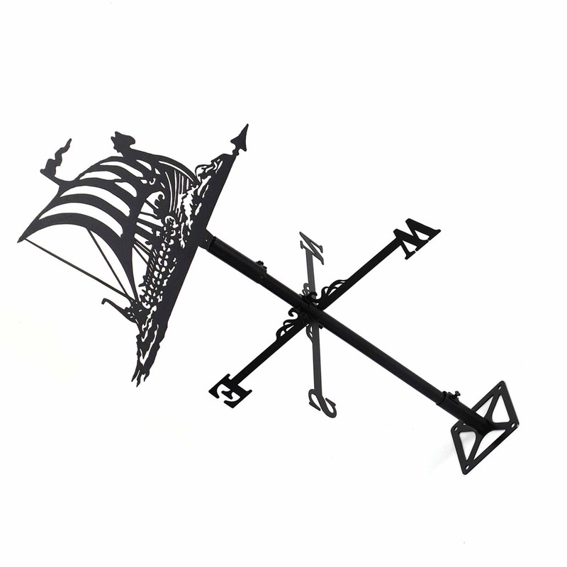 Stainless Steel Weather Vane Retro Farm Scene Garden Stake Weathervane
