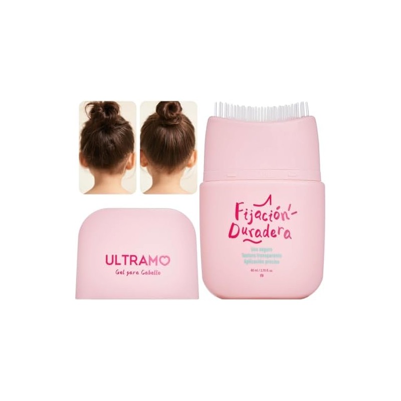 Cera para Cabello Mujer, Gel para Cabello Mujer Con Peine,