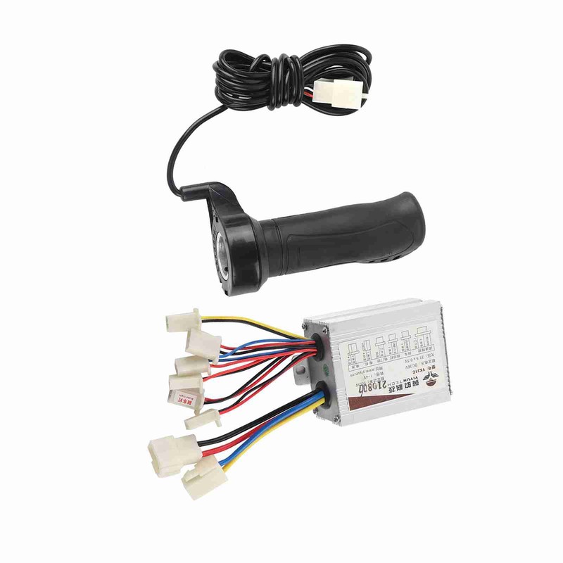 500W Motor Brushed Speed Controller &amp; Throttle Grip for Electric