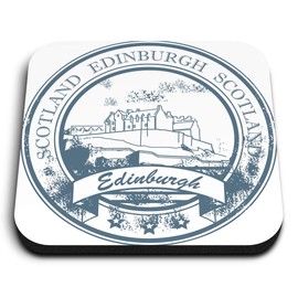 1 x Square MDF Fridge Magnet - Amazing Edinburgh Scotland 4161