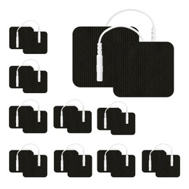TENS Unit Replacement Pads 2x2" Electrode Pads, VOVOU 20 Pcs 3rd Gen Resuable Stronger Latex-Free Self-Adhesive TENS Patches Pads for Electrotherapy, Compatible with TENS 7000, Nickwell Care TENS Unit