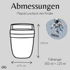 Lunchpot Kinder Müslibecher to go Joghurtbecher für Mepal Ellipse -