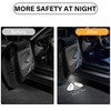 Car Door Lights Projector, 2PCS Car Door Projector Lights Wireless