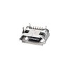 sourcing map Micro USB Female Connector, 5-Pin DIP 180 Degree,