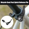 X AUTOHAUX Bicycle Seatpost Quick Release Pin Seatpost Skewer Bolt