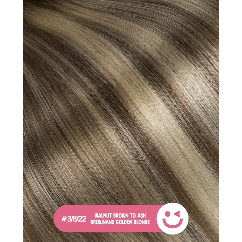 Youngsmile Injection Tape in Hair Extensions Real Human Hair Invisible