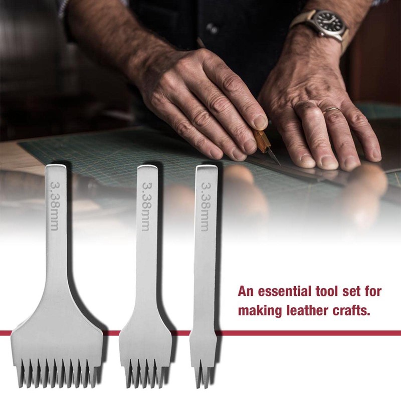 Diamond Lacing Stitching Chisel Set 2.7mm/ 3.0mm/ 3.38mm/ 3.85mm 2/5/10