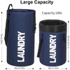 Chrislley 106L Extra Large Laundry Hamper with Drawstring Dorm Room