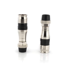 THE CIMPLE CO Coaxial Cable Compression Fitting Connector - for RG11 Coax Cable - with Weather Seal O Ring, Weather Boot, and Water Tight Grip (50 Pack)