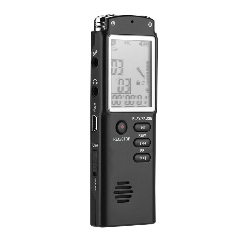 Multifunctional Voice Recorder Intelligent LCD Audio Recording Pen HD Player