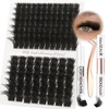 Fluffy Lash Cluster Kit 180D + 280D Mega Volume, 10–20mm