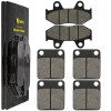 Caltric Front Rear Brake Pads for Yamaha YFZ450 YFZ 450
