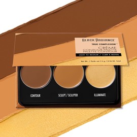 Black Radiance True Complexion Paleta de contorno de crema, Light to Medium