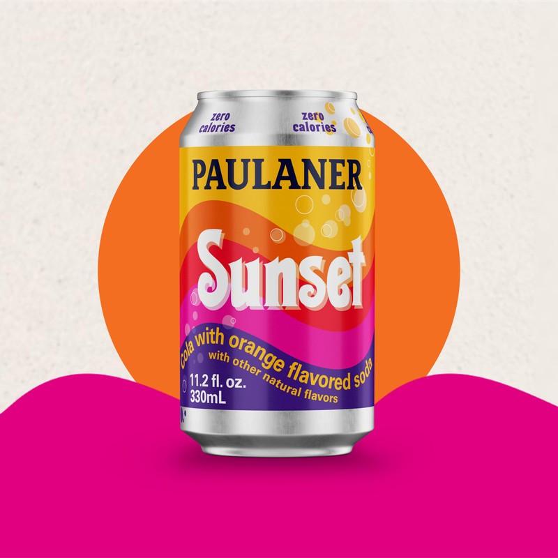 Paulaner Sunset Zero • Soft drink/soda with cola & orange