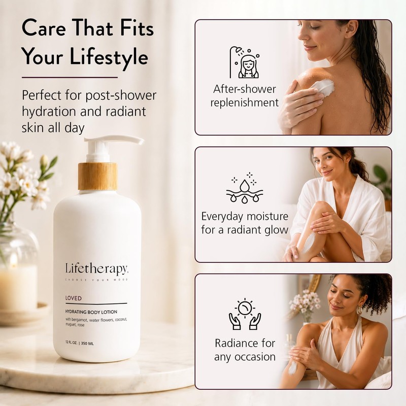 Lifetherapy Hydrating Lotion For Hand & Body Non Greasy Lightweight